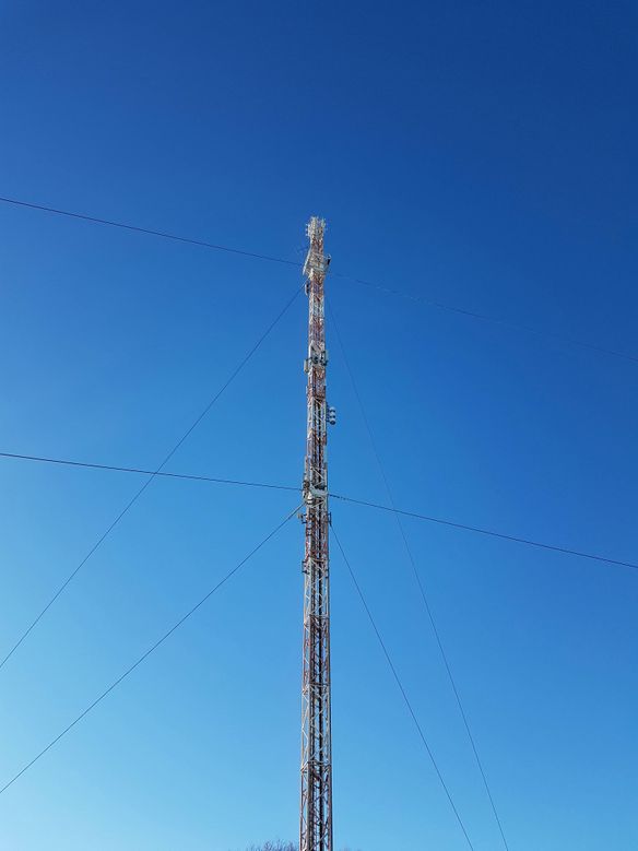 Antennenposition in 90m Höhe