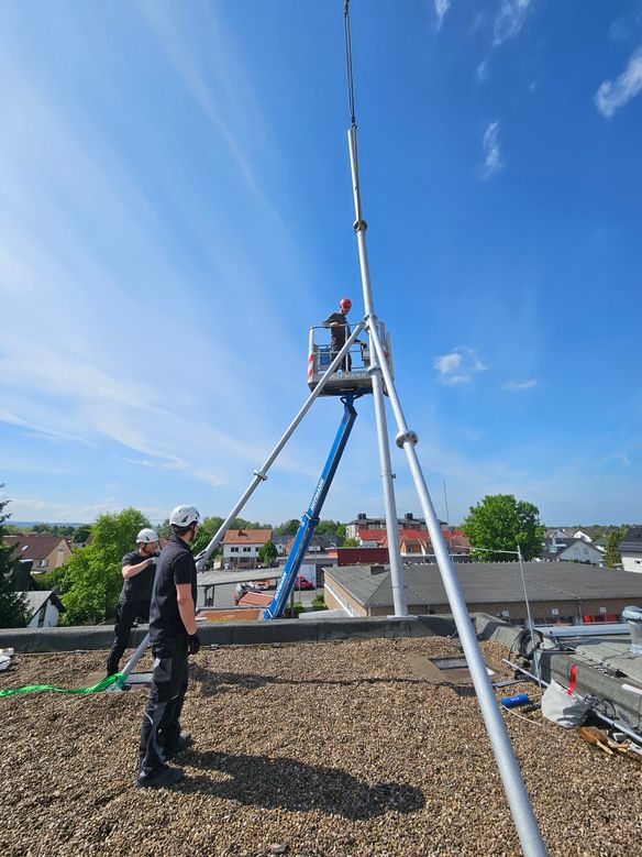 Stahlbaumontage