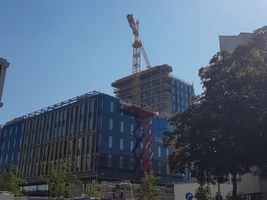 Ein Rathaus zieht um - was passiert mit dem Richtfunk?