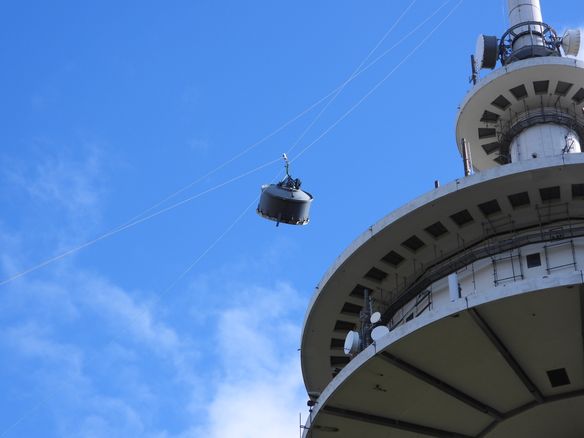 Abbau einer 2,4m Antenne