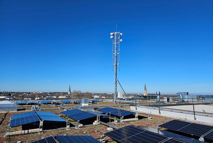 Neues Rathaus, neuer Speed. Warum Richtfunk den Umzug beschleunigt.