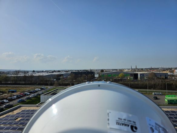 Line-of-Sight (LOS) - Blick Richtung Innenstadt Euskirchen