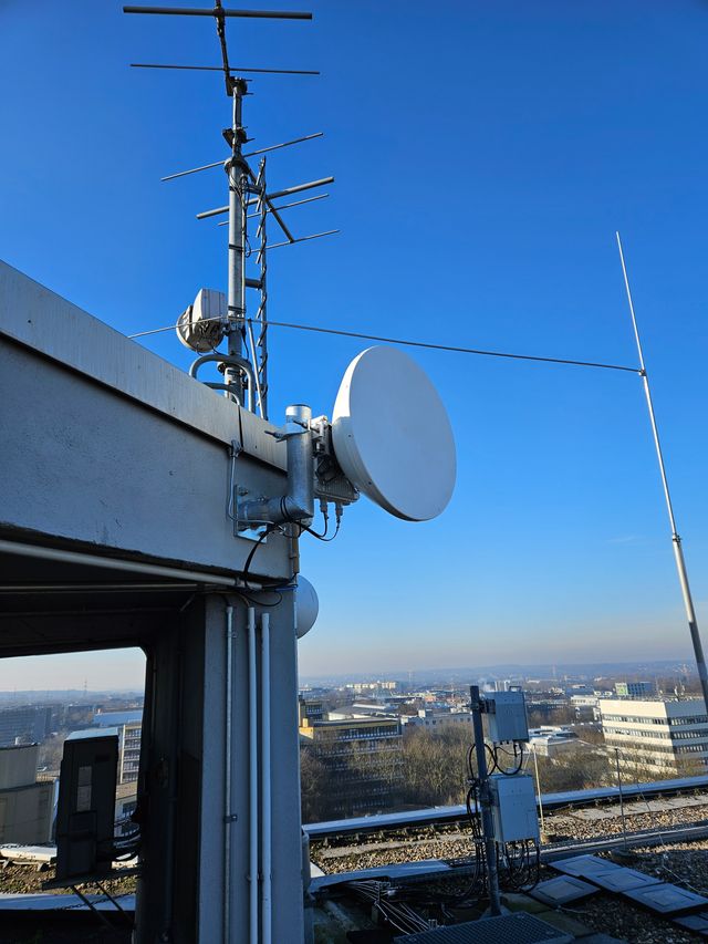 10 GBit/s Richtfunk Relaisstelle