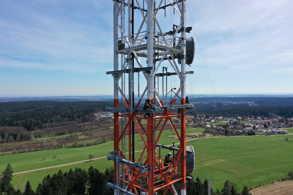 Das TWS Team bei der Arbeit in 110m.