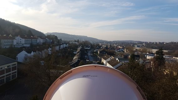 Richtfunkantenne - LOS Blick