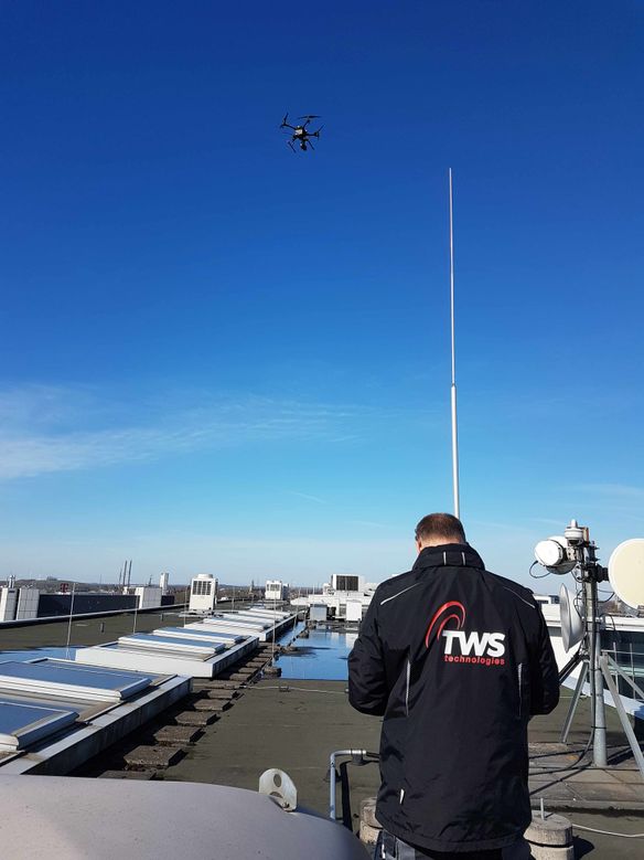 LOS Test per Industriedrohne