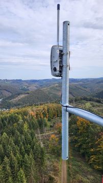 Montage Tetra Funkantennen