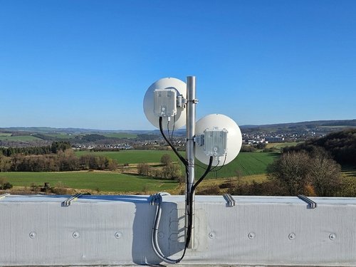 E-Band Richtfunk ODU im Ahrtal
