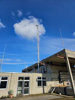 Gesamter 17m Mast Kläranlage Bad Godesberg